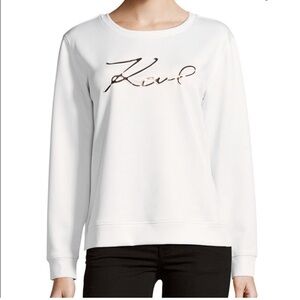 Karl Lagerfeld White Sweater